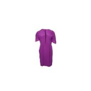 Stella McCartney Pre-owned Pre-owned Silke klnningar Purple, Dam