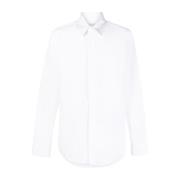 Lanvin Slim Fit Vit Skjorta White, Herr