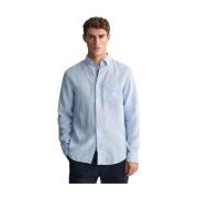 Gant Casual Shirts Blue, Herr