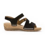 Gabor Stilren dam sandal i nubuck Black, Dam