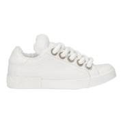 Dolce & Gabbana Portofino Sneakers med Intern Svamp White, Herr