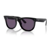 Ray-Ban Wayfarer Reverse Solglasögon Svart Lila Black, Unisex