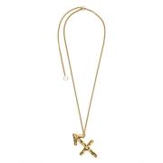 Jil Sander Gyllene Skytten Zodiac Hänge Halsband Yellow, Dam