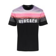 Versace Stilren Sweatshirt för Avslappnat Bär Multicolor, Herr