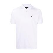 Emporio Armani Polo Shirts White, Herr