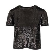 Max Mara Studio Svarta T-shirts och Polos Rupia Black, Dam