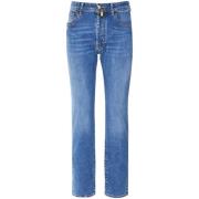 Jacob Cohën Slim Fit Jeans med Stretch Blue, Herr