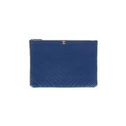 Chanel Vintage Pre-owned Laeder chanel-vskor Blue, Dam