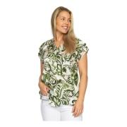 2-Biz Paisley Green Blouse Stine.Hs24 Multicolor, Dam