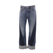 Alexander McQueen Blå Denim Regular-Fit Jeans Blue, Herr