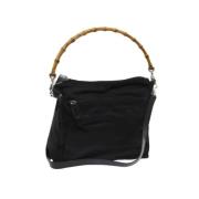 Gucci Vintage Pre-owned Nylon handvskor Black, Dam