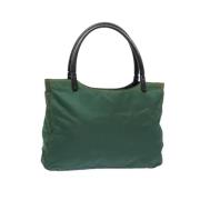 Prada Vintage Pre-owned Nylon prada-vskor Green, Dam