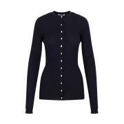 Jil Sander Midnight Blue Cardigan Sweater Blue, Dam