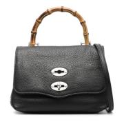 Zanellato Daily Bamboo Tote Bag Black, Dam