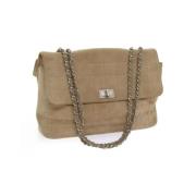 Chanel Vintage Pre-owned Mocka chanel-vskor Beige, Dam