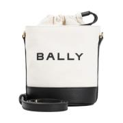 Bally Naturlig vit bomullshinkväska Beige, Dam