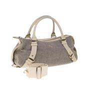 Burberry Vintage Pre-owned Ylle axelremsvskor Gray, Dam