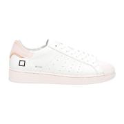 D.a.t.e. Vit Rosa Läder Sneakers White, Dam