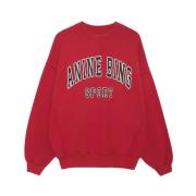 Anine Bing Jaci Sweatshirt Röd Red, Dam