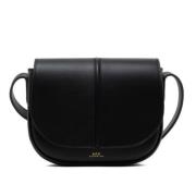 A.p.c. Svart Crossbody Väska 100% Ko Läder Black, Dam