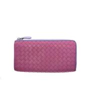 Bottega Veneta Vintage Pre-owned Laeder plnbcker Purple, Dam