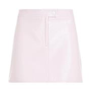 Courrèges Rosa & Lila A-Linje Mini Kjol Pink, Dam