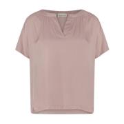 Jane Lushka Strålande Viskos Top | Rose Pink, Dam