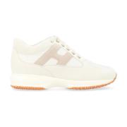 Hogan Interaktiva Mocka Sneakers Elfenben White, Dam