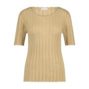 Jane Lushka Lyxig Zaza Top i Beige Beige, Dam