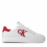 Calvin Klein Snörsko Logo Vit Salsa White, Herr