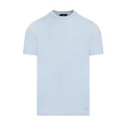 Dunhill Blå Bomull T-shirt Ss24 Blue, Herr