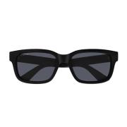 Gucci Stiliga solglasögon Linea Lettering Black, Herr