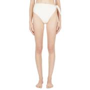 Ziah Asymmetrisk Slips Bikini Botten White, Dam