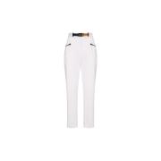 Takaturna Stjärna Vit Slim-Fit Byxor White, Dam