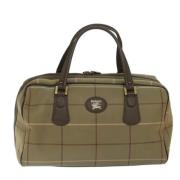 Burberry Vintage Pre-owned Canvas handvskor Green, Dam