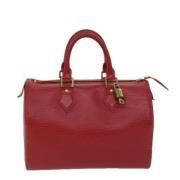 Louis Vuitton Vintage Pre-owned Laeder handvskor Red, Dam