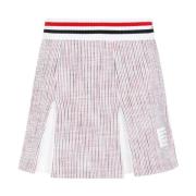 Thom Browne Multifärgad Box Veckad Mini Kjol Multicolor, Dam