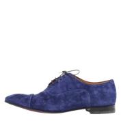 Christian Louboutin Pre-owned Pre-owned Mocka lgskor Blue, Herr