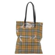 Burberry Vintage Pre-owned Canvas totevskor Beige, Dam