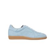 Scarosso Hans Mocka Läder Låg-Top Sneakers Blue, Herr