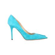 Jimmy Choo Pre-owned Pre-owned Mocka klackskor Blue, Dam