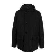 Woolrich Svart Jacka för Män Black, Herr