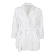 Max Mara Vita Visone Jackor för Kvinnor White, Dam