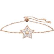 Swarovski Stella Drakskuren Armband, Vit, Roséguld Pink, Dam