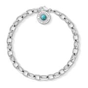 Thomas Sabo Turkos Charm Armband X0229-404-17 Gray, Dam