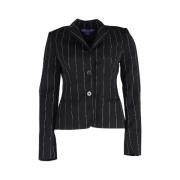 Ralph Lauren Pre-owned Pre-owned Bomull ytterklder Black, Dam