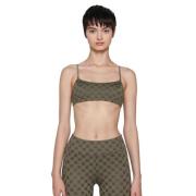 Misbhv Monogram Bralette Olive Green, Dam