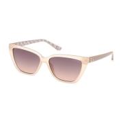 Guess Cat-Eye Solglasögon Beige, Dam