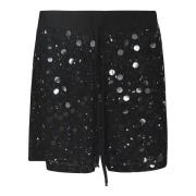 P.a.r.o.s.h. Svarta Shorts för Kvinnor Black, Dam