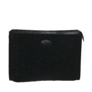 Celine Vintage Pre-owned Canvas kuvertvskor Black, Dam